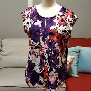Liz Claiborne floral blouse